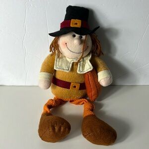 Vintage collectors Thanksgiving holiday pilgrim rag doll